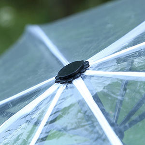 <span class=keywords><strong>Parapluie</strong></span> coréen pliant de couleur unie petit couple frais <span class=keywords><strong>Parapluie</strong></span> <span class=keywords><strong>transparent</strong></span> à trois volets entièrement automatique - Product Image 4