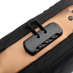 Bolso Pechera Cruzado de Gran Venta con USB y Candado de Combinación Antirrobo Bolso de Hombro de Moda Impermeable con Logo Personalizado para <span class=keywords><strong>Hombre</strong></span> - Product Image 2