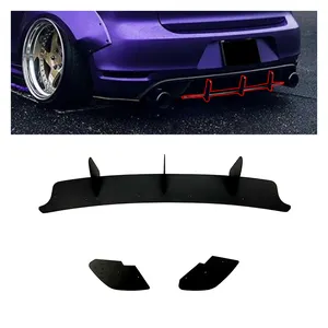 AMP-Z Golf MK6 Rear Diffuser Splitter Auto Body Kits For Volkswagen Golf MK6 GTI 2008-2013