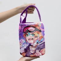 Fournisseur en gros, service à guichet unique, sac seau en toile personnalisé avec impression de dessins animés d'anime pour les fans d'anime