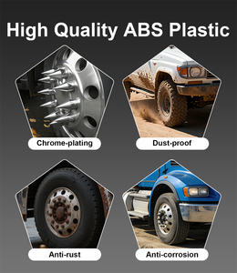 <span class=keywords><strong>Cache</strong></span>-écrous à pointe chromé en ABS de 33 mm, neuf, pour semi-remorques <span class=keywords><strong>Volvo</strong></span>, Peterbilt, Kenworth, Freightliner - Product Image 6