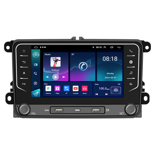 9 Inch Carplay for Volkswagen 2003-2015 Machine Wide Screen TFT MP5 Player Manual Smart GPS Navigation Car Radio Head Unit