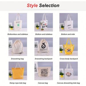 Oem/Odm Factory Personalized Customization Wholesale <b>Canvas</b> Bag for Women <b>Tote</b> With Logo Reusable Grocery Bags - Product Image 4