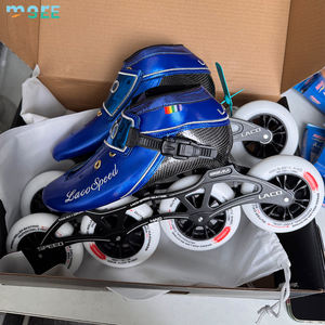 Pattini in Linea da Velocità SeeMore Selection in Fibra di Carbonio, Leggeri e ad Alte Prestazioni <span class=keywords><strong>per</strong></span> <span class=keywords><strong>Adulti</strong></span> e Bambini, <span class=keywords><strong>per</strong></span> Uso Esterno - Product Image 4