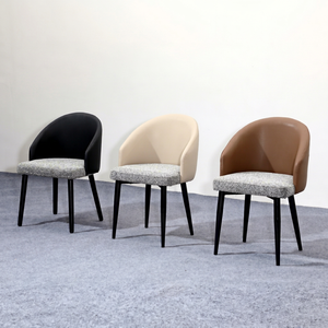Modern Midcentury <b>Living</b> <b>Room</b> <b>Chair</b> PU Leather Solid Back Metal Legs Foam Filling Leisure <b>Chair</b> Home Furniture - Product Image 1