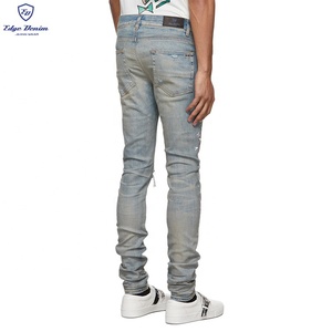 EDGE DENIM Jeans di Lusso Personalizzati, Design di Moda in Denim di Marca, Jeans da Uomo Marca <span class=keywords><strong>Ami</strong></span> - Product Image 6