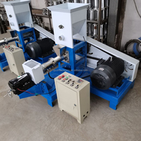 Machine de fabrication de nourriture pour poissons Extrudeuse de granulés de moulin d'alimentation pour poissons flottants à vendre Machine à granulés d'extrusion