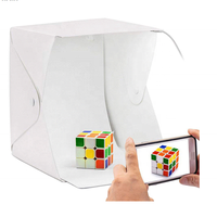 Kotak lampu LED, dapat dilipat Studio foto latar belakang untuk tenda latar belakang fotophone