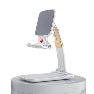 Support de téléphone multifonctionnel créatif et paresseux, support de téléphone portable pliable télescopique en ABS + alliage de zinc, support de téléphone en plastique pour diffusion en direct - Product Image 5