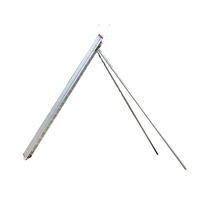 Échelle d'extension à trois sections en alliage d'aluminium JJXF TSL15-C 14,922 m pour la lutte contre les incendies et les secours, excellente isolation, pour casernes de pompiers