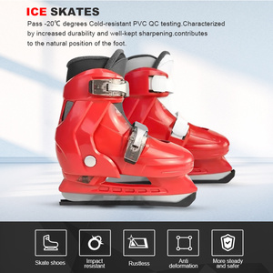 Patins à <span class=keywords><strong>glace</strong></span> professionnels pour femmes en acier inoxydable, couleur personnalisée, haute performance, doublure en <span class=keywords><strong>fourrure</strong></span> PVC résistante au froid, sans châssis - Product Image 4