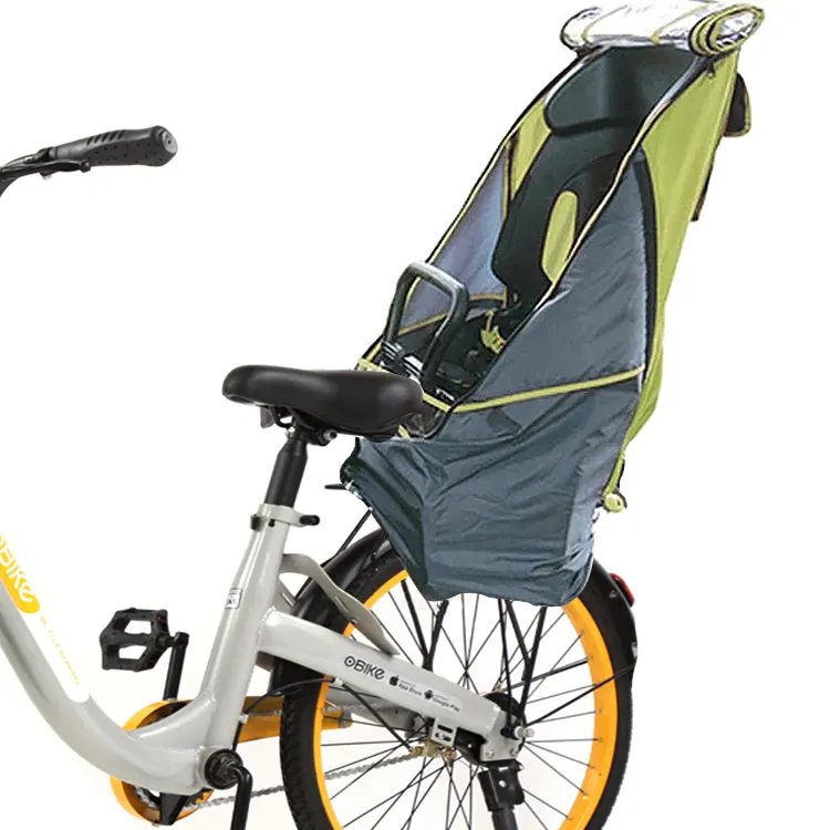 새로운 도착 자전거 어린이 좌석 Raincover 후면 방수 커버 어린이 자전거 좌석