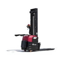 Chariot élévateur compact électrique Chentu 1,5t, batterie plomb-acide 48V32Ah, pneus en polyuréthane, déplaceur latéral électrique, télécommande en option