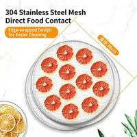 Commerciële 12-80 bakjes roestvrijstalen roterende fruitdroger voedsel beef jerky dehydrator machine huishoudelijke voedseldehydrator