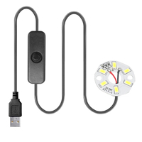 Source de lumière LED USB pour lampe de nuit à LED, base de lampe DIY pour lithophane imprimé en 3D, accessoires d'éclairage pour imprimante à résine acrylique