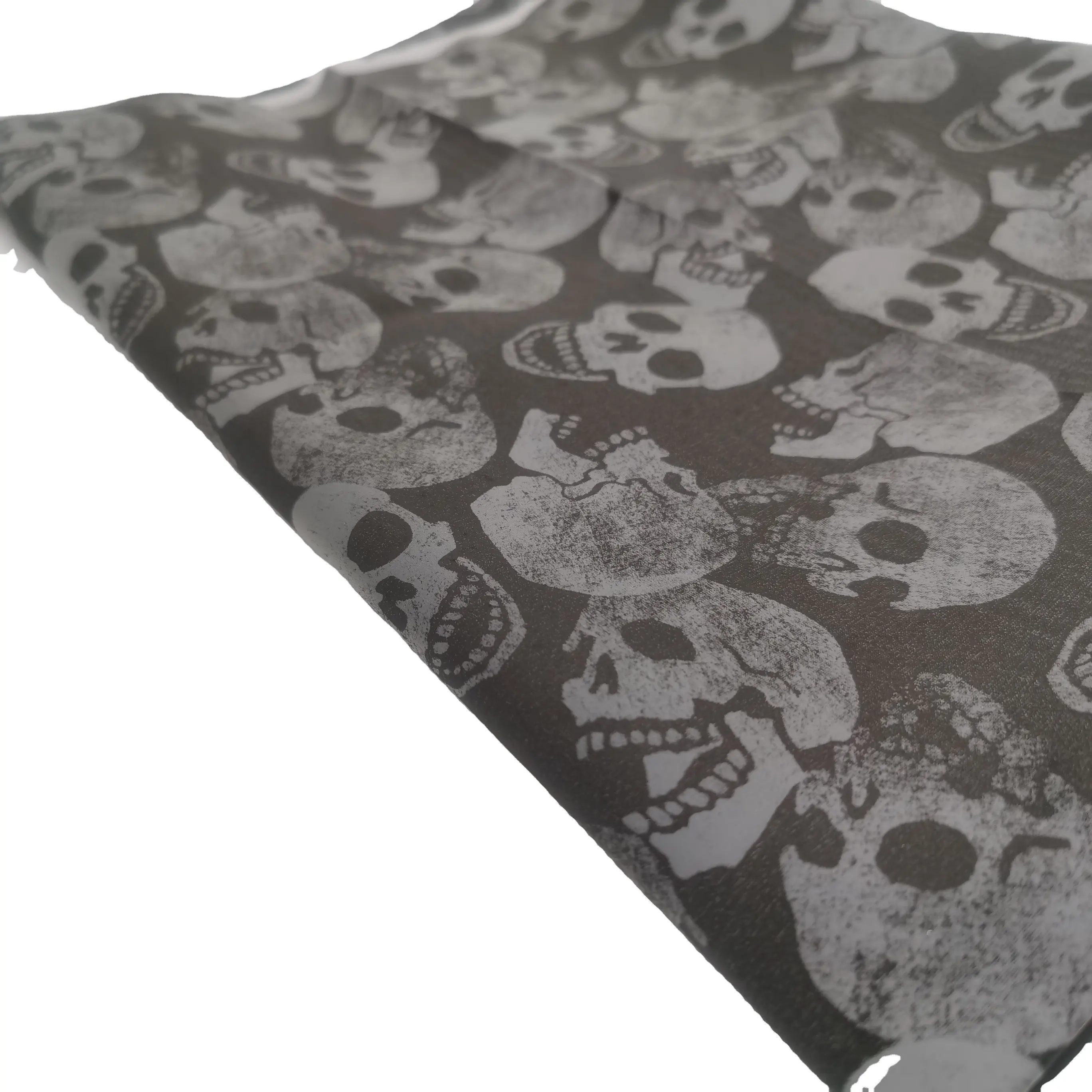 Customized skull pattern reflective fabric