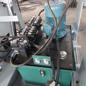 Ccurl-máquina de laminación automática, enrolladora de 11 y 3 rodillos, color azul y blanco