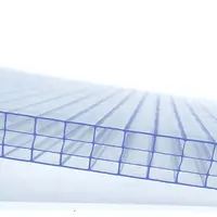 Lexan 10 Jahre Garantie UV-beschichtet beste Wahl Typ mehrwandige 20mm Polycarbonat Dach x Triple PC Hohl blech