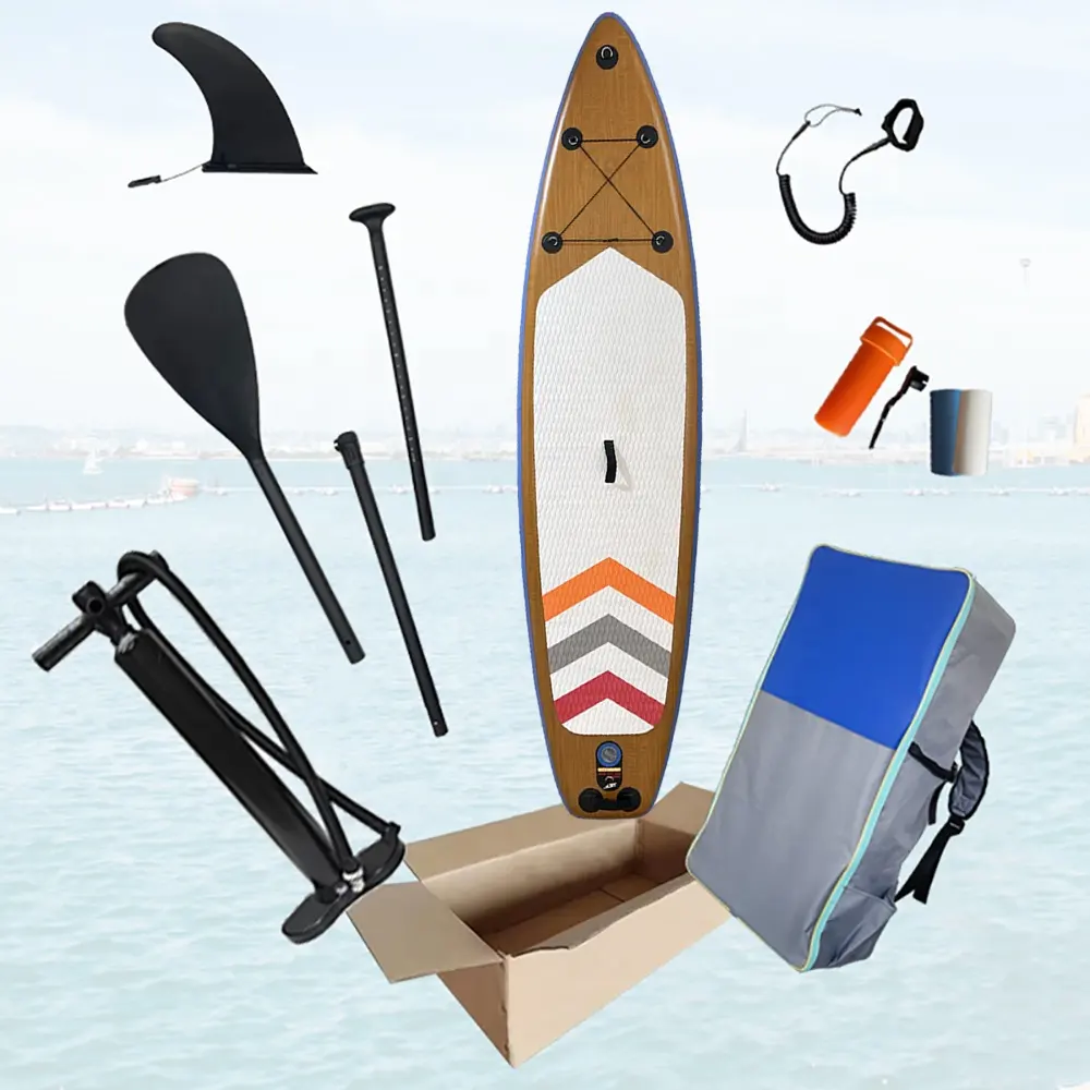 BSCI / EN 도매 사용자 정의 서핑 보드 나무 모든 라운드 투어링 스탠드 Sup 풍선 패들 보드 판매 Isup