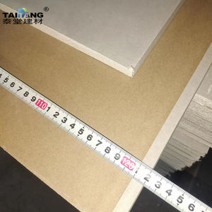 Plaque de plâtre en gypse 9,5 mm 1/2 pouce, plaque de plâtre pour cloisons sèches, plaque de plâtre ignifuge 12,5 mm, Placa Yeso Antihumedad - Product Image 5