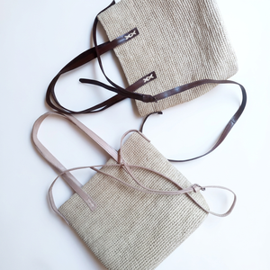 Bolso tote grande de rafia estilo boho con asa superior y asa larga para la mano, ideal para la playa - Product Image 5