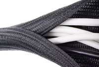 Gaine tressée colorée en PET de 8 mm pour gestion de câbles, motif personnalisé, extensible, protection de câblage, homologuée 220 V, vente en gros