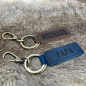 Cadeau promotionnel en vrac <span class=keywords><strong>papa</strong></span> <span class=keywords><strong>porte</strong></span>-clés <span class=keywords><strong>porte</strong></span>-clés en <span class=keywords><strong>cuir</strong></span> texte personnalisé <span class=keywords><strong>porte</strong></span>-clés fête des pères - Product Image 2