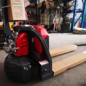 รถยกพาเลทไฟฟ้า 1.5 ตัน 2 ตัน รถยกไฮดรอลิกแบบพกพา รถยกไฟฟ้าขนาดเล็กสำหรับคลังสินค้า แบบยืนขับ - Product Image 1