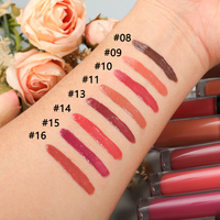 Brillant à lèvres Pigment Vegan Marque privée Brillant à lèvres personnalisé Vente en gros en vrac Brillant à lèvres personnalisé plus dodu