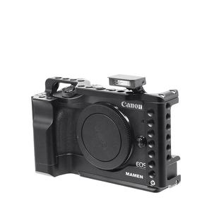 Cage de protection pour appareil photo Mamen personnalisée, équipement vidéo DSLR pour EOS-M6, en alliage d'aluminium gris, 138g - Product Image 5