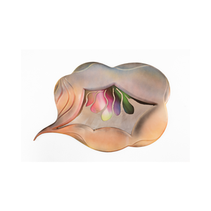 Thème de la nature contemporaine Orange Irrégulier Bois Artisanat Métal Artisanat Objets décoratifs avec motif scénique - Product Image 1