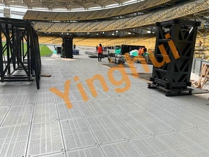 Lokang Sports Manufacturing Suelo para deportes al aire libre Material plástico PP para eventos de cancha de carpa de fiesta en terreno irregular 5 años - Product Image 3