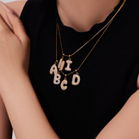 Collier pendentif en chaîne de bambou incrusté de zircon, style luxe léger Mili, pour femme, pour les occasions de fête, bijoux en acier inoxydable