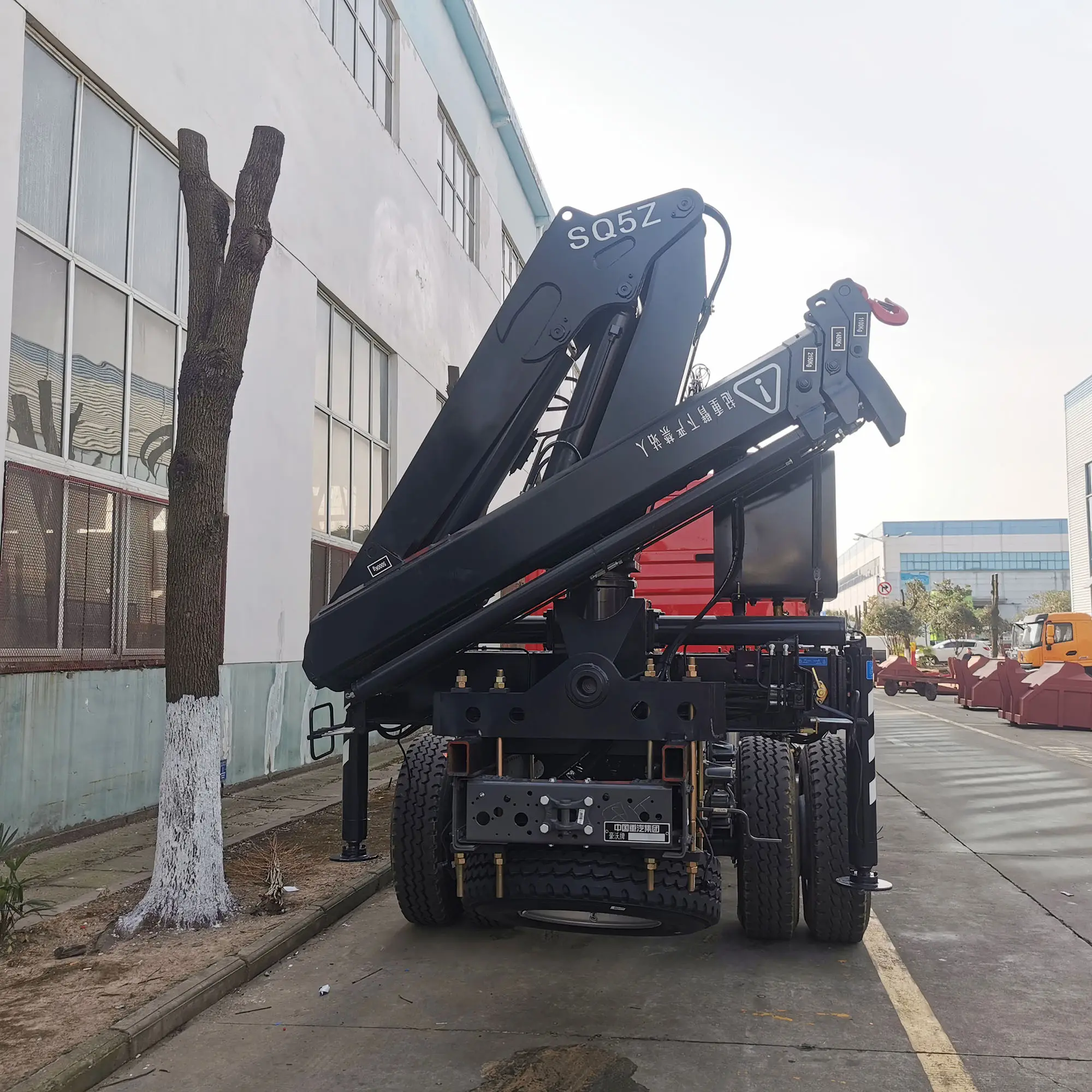 ZORY hydraulique mobile 5 tonnes manipulateur flèche grue montée sur camion grues à flèche pliantes à vendre