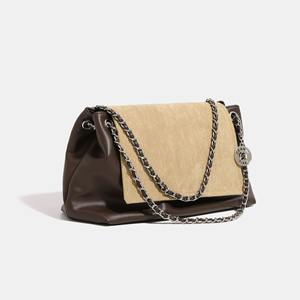 กระเป๋าสะพายไหล่ทำจากหนังจีบหลากสีใหม่2025เรียบง่ายและมีสไตล์ - Product Image 3