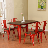 Chaises de restaurant modernes en fer forgé en gros - Utilisation commerciale pour la restauration et l'hôtellerie, durables et écologiques