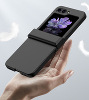 Casing ponsel PC lipat baru kualitas tinggi penutup casing ponsel warna matte tahan benturan untuk Samsung Galaxy Z Flip 5