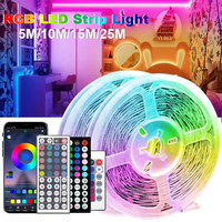 Ruban LED RGB 5m 10m 20m 30m, éclairage LED pour pièce, ruban flexible, lumières LED pour rétroéclairage de télévision, décoration de chambre à coucher