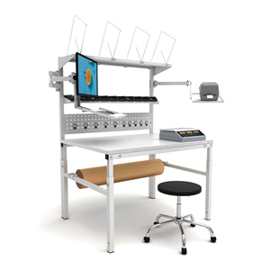 Établi ergonomique de table d'emballage en acier professionnel pour la chaîne de montage d'usine et de centre d'exécution - Product Image 1