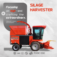 Nouvelle conception Senrui4QZ-2100 Machine à broyer les céréales, le foin et la paille, ensileuse automatique pour l'exportation