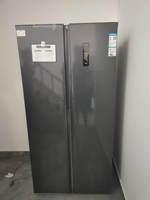 Réfrigérateur côte à côte 421L à refroidissement par air, sans givre, à commande électronique, économe en énergie pour usage domestique