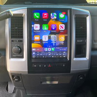 Radio kepala mobil layar sentuh, Android bebas genggam Upgrade pabrik Stereo Radio pengganti untuk Dodge Ram 2009 - 2012 dengan SatNav