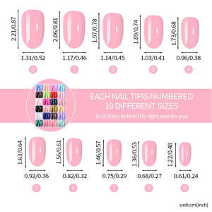 288 pièces/boîte, 24 couleurs, <span class=keywords><strong>faux</strong></span> ongles courts en forme d'amande, ovales, en <span class=keywords><strong>gel</strong></span> souple, à presser, rose/<span class=keywords><strong>bleu</strong></span>/nude, couverture complète, pointe d'<span class=keywords><strong>ongle</strong></span> en acrylique - Product Image 5