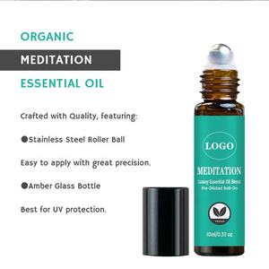 OEM meditazione olio <span class=keywords><strong>essenziale</strong></span> potenziante miscela rotolo su aromaterapia per la messa a fuoco, calmante, consapevolezza e <span class=keywords><strong>benessere</strong></span> spirituale - Product Image 3