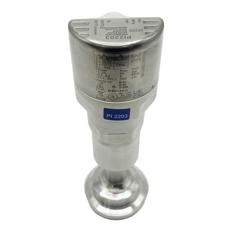 Brand New and Original PI2203 Flush Mount Pressure Sensor Sanitary Grade Industrial Pressure Measuring Equipment 1Year Warranty