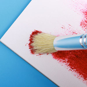 Xin Bowen-Juego de 6 pinceles de aceite de cerdas, pinceles artísticos con mango redondo de madera para dibujar y pintar - Product Image 5