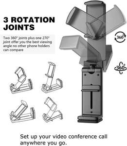 Soporte Universal para teléfono móvil, soporte portátil ajustable de múltiples ángulos para teléfono móvil, para uso en el hogar y la oficina - Product Image 6
