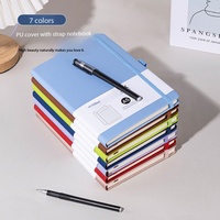 Libreta Personalizada A5 con Tapa Dura y Correa, Libreta Portátil con Cubierta de Cuero, Libreta de Negocios para Hombres y Mujeres, Diario para el Trabajo y la Oficina