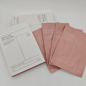 Prodotti di Bellezza Personalizzati per la Cura del Viso, 4 Pezzi/Scatola, Maschera in Foglio Coreana al <span class=keywords><strong>Bio</strong></span> Collagene per Idratazione Profonda e Cura del Viso Femminile - Product Image 1