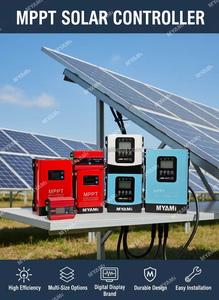 Mejor <span class=keywords><strong>Precio</strong></span> MYAMI 25A 30A 60A 100A 120A Controlador de Carga Solar MPPT Fuera de Red 12V 24A 48V con Pantalla LCD para Uso en RV, Hogar y Coche - Product Image 2